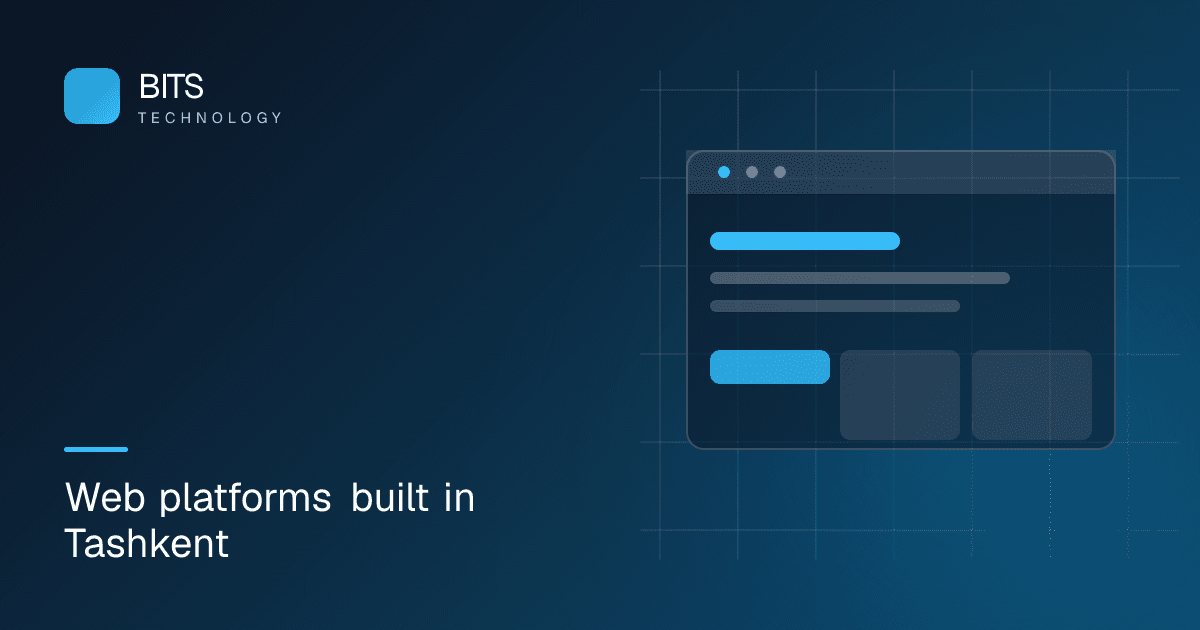 Web development and design in Tashkent illustration