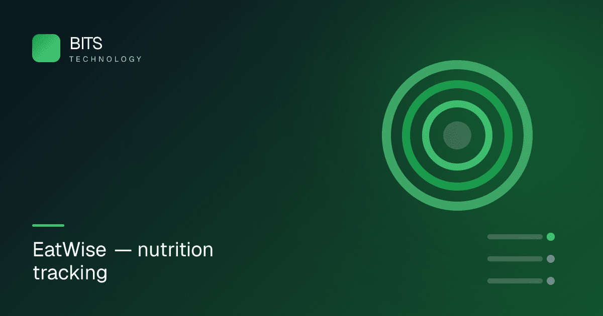EatWise mobile app screens showing meal tracking and recommendations